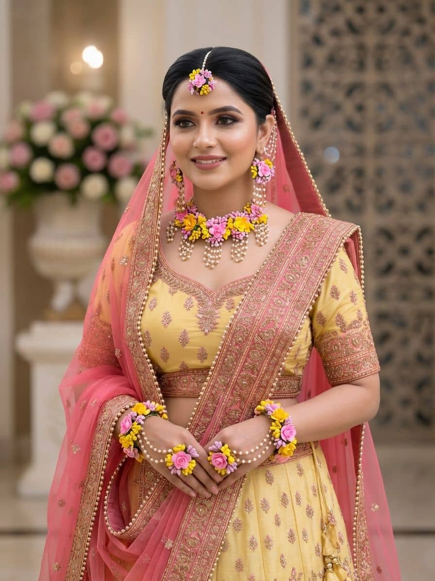 Handmade Radiance: Beaded Pearl Jhumka Jewelry Sets